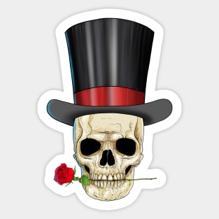 Gentleman Death Sticker